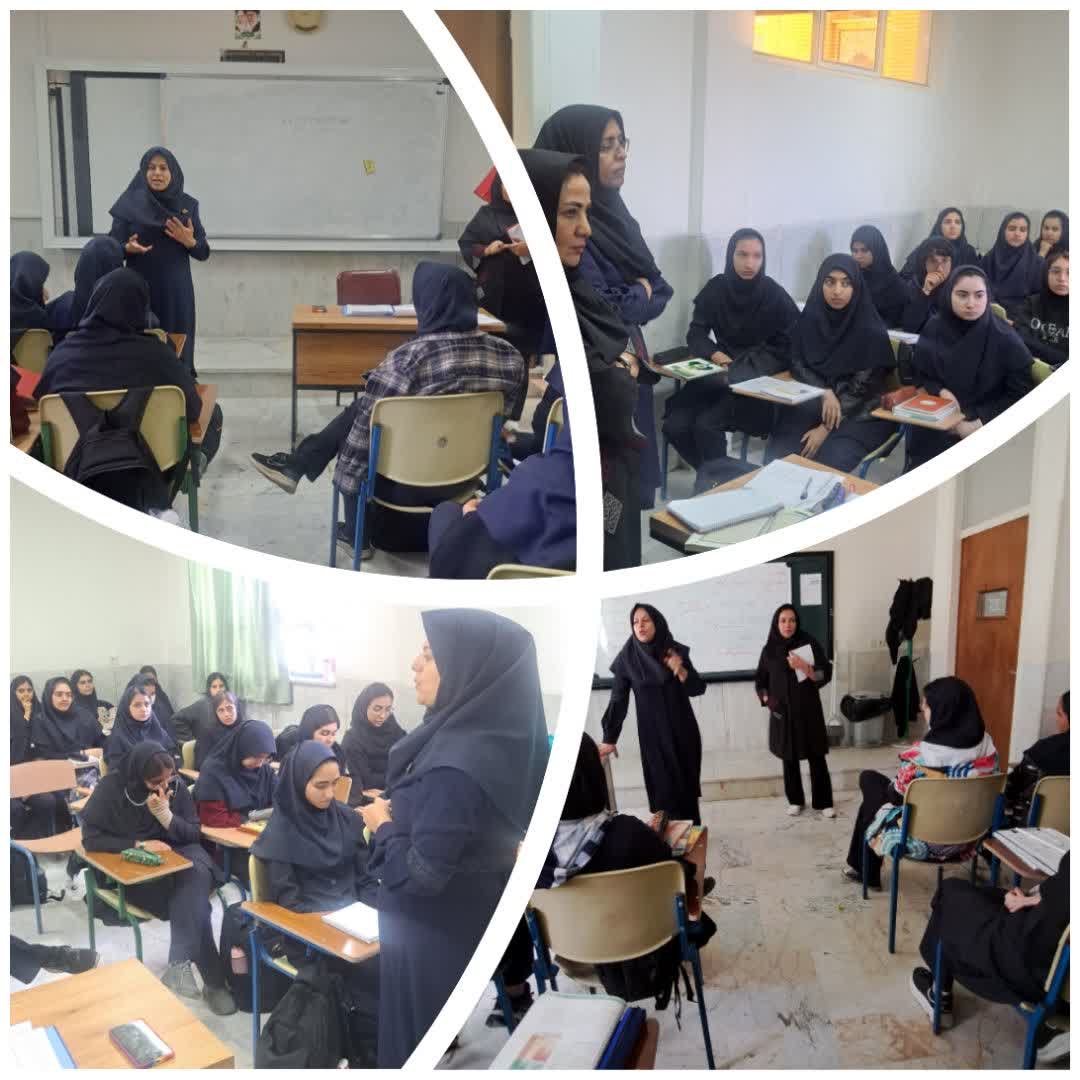 بازدید سرزده مدیریت هنرستان از کلاس‌ها و کارگاه‌ها